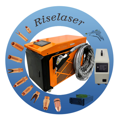 스테인레스 스틸 금속 휴대용 섬유 레이저 용접 기계 1000W 1500W 2000W 3000W